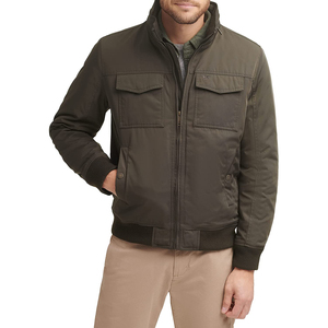 Men's Quilted Lined Bomber <b>Jacket</b> New Winter Fashion Warm Coat Male Outdoor <b>Pilot</b> Bomber <b>Jacket</b> - Product Image 1