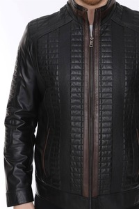 High Street hommes vestes en cuir véritable respirant vêtements de sport imperméables pour adultes personnalisable équipement de cyclisme hiver taille XL - Product Image 5