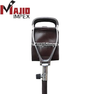 <b>Seat</b> <b>Stick</b> Walking <b>Stick</b> Folding Chair Golf Chair <b>with</b> Leather <b>Seat</b> Hunting Lights - Product Image 3
