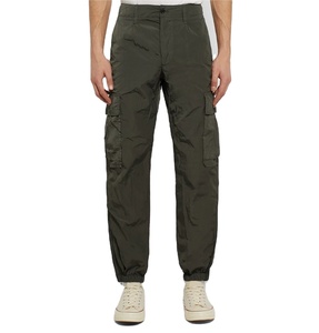 Pantalons de travail cargo pour hommes, jogging en plein air, randonnée, décontracté, coupe-vent, respirant, toile écologique, imperméable, coton, OEM personnalisé - Product Image 1