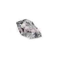 Diamant Herkimer blanc naturel 12x7mm forme libre brut 3,20 carats pierre précieuse non montée origine américaine