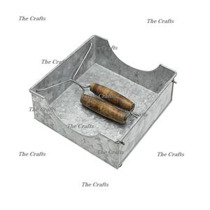 Porte-serviettes de la plus haute qualité, couleur gris galvanisé, taille et forme personnalisées, porte-serviettes en papier - Product Image 4