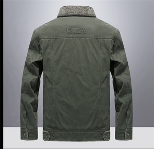 แจ็คเก็ตยีนส์แฟชั่นผู้ชายทรงสลิมฟิตลำลองสำหรับวัยรุ่นชาย แจ็คเก็ตยีนส์และเสื้อโค้ท แจ็คเก็ตยีนส์ขนสัตว์สำหรับผู้ชาย - Product Image 2