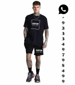 T-shirt d'été pour hommes avec Shorts assortis, Set de sport court, t-shirt pour hommes et femmes et unisexe, collection 2022 - Product Image 5