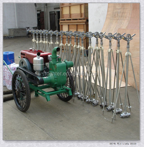 Thép không gỉ mạ kẽm trang trại di động tưới tưới hệ thống với súng mưa - Product Image 2