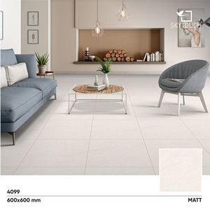 Azulejos de Porcelana Premium Sky Touch Ceramics 600x600, Antideslizantes, Rústicos Naturales para Exteriores, Acabado Mate, Doble Capa - Product Image 2