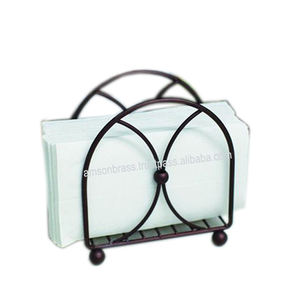 Porte-serviettes en fil de fer métallique, en forme de cœur, décoration de Table, porte-serviettes - Product Image 5