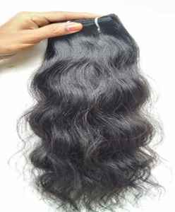 Extensions de cheveux indiens à cuticules intactes 100% Pelo Virgin Remy Machine Double Weft Hair Weaving - Product Image 1