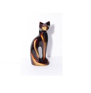 9นิ้วทองแดงเสร็จสิ้นการนั่งแมวที่ระลึกอุปกรณ์งานศพโกศ - Product Image 1