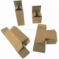 Boîte en papier Kraft pour huile d'olive, emballage de bouteilles en verre, protecteur, boîte en papier pour 30ml 50ml 100ml 500ml