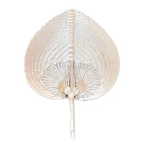 Vietnam Hand Fan from Phuong Duy Crafts Wholesale Custom Product Heart Shaped Bamboo Holiday Decoration   Gift Home Decoration