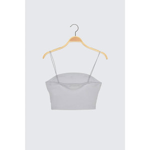 Top court pour femmes, débardeur Sexy sans manches, plusieurs couleurs, Design uni, côtelé, été - Product Image 6