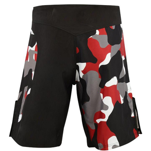 Nueva moda Camo MMA pantalones cortos de entrenamiento personalizado impreso algodón pantalones cortos de boxeo venta al por mayor Gran oferta barato - Product Image 1