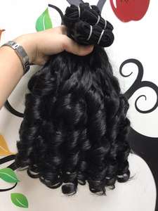 Paquete de extensión de cabello virgen vietnamita BOUNCY WAVY con cutícula alineada para pelucas de cabello humano de mujeres negras - Product Image 2