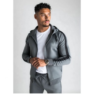 Survêtements pour hommes en polyester/coton personnalisés, à fermeture éclair, en molleton uni, nouvelle arrivée, tenue de sport d'hiver, impression numérique, créez votre propre design - Product Image 2