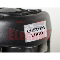 Protège-tête de boxe en cuir avec logo personnalisé, différentes couleurs et tailles, adapté pour la boxe, le MMA, le sparring, casque de boxe en cuir véritable