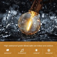 Ql'entraînement — guirlande lumineuse à lumière Led, guirlande de 30 pieds, pour mariage, noël, fête, extérieur