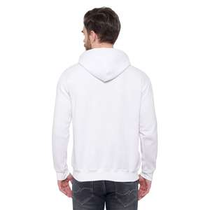 Venta al por mayor de alta calidad blanco 100% algodón Streetwear Mens Jersey a granel gran sudaderas con capucha - Product Image 6