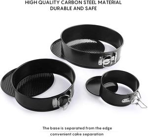 Non-Stick Quick-Release Round Springform <strong>Cake</strong> <strong>Tin</strong> with Loose Base - Product Image 5