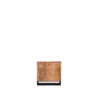 Meuble TV Lazo en bois massif, style industriel moderne, fait main, finition personnalisée pour appartement, salon, salle à manger, entrée, hôtel, chambre à coucher