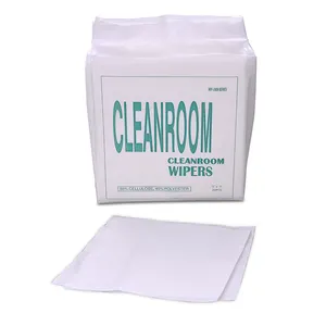 Nonwoven Cellulose Polyester Wipes Direct Factory Supply 600 Series Lint Free Cleaning Wipes Paper 55% Cellulose 45% Polyester Cleanroom Nonwoven Wiper