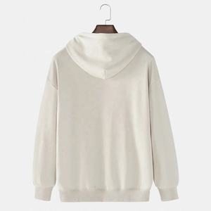 เสื้อฮู้ดผ้าฝ้ายเทอร์รี่ใส่ปกติระบายอากาศได้ดีเป็นมิตรกับสิ่งแวดล้อมสำหรับผู้ชายสินค้าขายส่ง100% คุณภาพสูง - Product Image 3