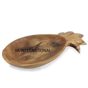 Design de luxe fabriqué à la main pour hôtel fête de mariage soupe salade nourriture mangue bois serveur bol hôtel et restaurant restauration - Product Image 2