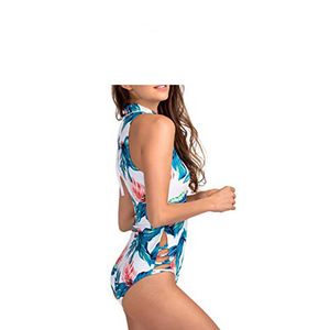 Traje de Baño Personalizado con Estampado Floral para Mujer, Ecológico, Impermeable, de Secado Rápido, Anti-UV, Sublimado - Product Image 3