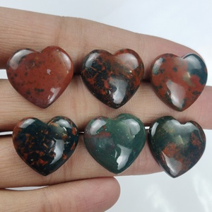 Corazones de Piedra Natural Pulida al por Mayor, Corazones de Piedra de Sangre para Regalo, Precio de Fábrica, Cristal Curativo de Piedra de Sangre Natural - Product Image 1