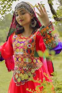 Banjara-vestido tradicional de fiesta de Kochi de AJM, vestido étnico vintage, bohemio, Kuchi, paquistaní - Product Image 4