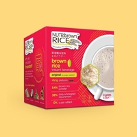 Ready Stock + Fast Shipping NutriBrown Rice Natural Instant Brown Rice Beverage Powder Prebiotics Multiple Flavors (35g Sachet)