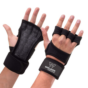 Guantes de gimnasio para levantamiento de pesas, de alta calidad, con logotipo personalizado, venta al por mayor - Product Image 1