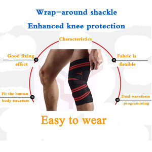 Best Selling Adjustable <b>Knee</b> Support Wrap Fitness Weightlifting <b>Knee</b> Wrap - Product Image 6