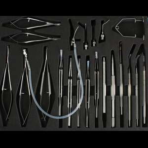 Conjunto de instrumentos quirúrgicos oftalmológicos, Set de instrumentos quirúrgicos para microcirugía oftalmológica, 21 piezas, para Ruya, Grado A + - Product Image 2