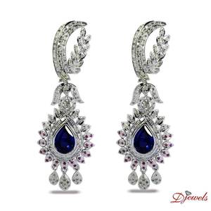 Collier en diamants naturels, cadeau du Nouvel An, certifié par le laboratoire, collection pour femmes, certifié IGI Ingemco, or blanc, style classique brillant - Product Image 3