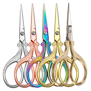 Ciseaux à broder fantaisie, ciseaux artisanaux vintage en acier inoxydable, couleur or rose personnalisée, ciseaux à motif d'oiseau, vente en gros par Bahasa Pro - Product Image 6
