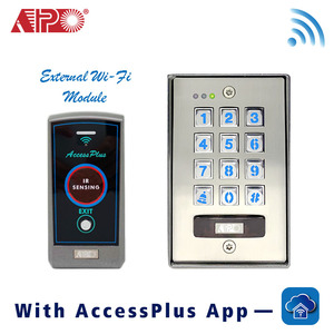 Clavier de contrôle d'accès Wi-Fi en acier inoxydable APO DK-2852D (P2) avec module externe et prise en charge de l'application AccessPlus - Product Image 1