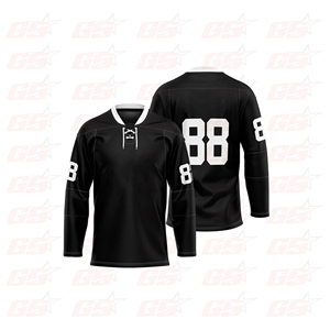 Cheap Wholesale Practice Full Sublimation Printing 100% Polyester Funny Custom Ice Hockey Goalie Jersey - Product Image 3