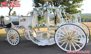 De lujo de la Reina caballo transporte/entrenador real antiguo entrenador para boda Boda italiana mejor caballo de transporte - Product Image 5