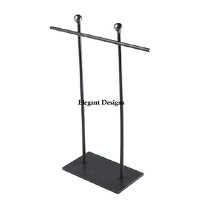 Expositor de Joyería de Acero Inoxidable de Lujo Hecho a Mano, con Recubrimiento de Polvo Negro de la Mejor Calidad, Diseño Elegante, Decoración para el Hogar, Empaque para Joyería - Product Image 1