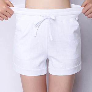 2021 été nouvelle mode respirant grande taille femmes Shorts décontracté taille moyenne Polyester Micro maille rue Shorts - Product Image 3