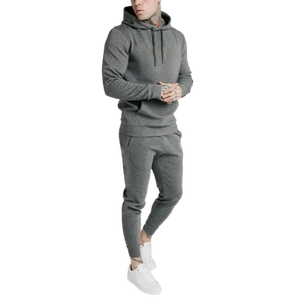 Nuevo conjunto de chándal para correr de gimnasio de invierno para hombre, Sudadera con capucha de lana transpirable, parte superior y parte inferior, ropa para correr de talla grande - Product Image 6