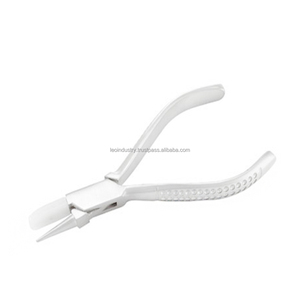 Pince à bec plat en nylon de 120mm avec logo personnalisé Outils de bijouterie en acier inoxydable et plastique avec moules pour application de bijoux - Product Image 4