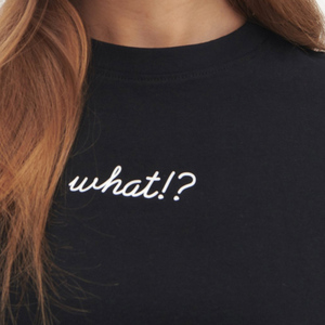 T-shirt décontracté pour femme OEM 2021, col rond, manches courtes, imprimé lettres, coupe ajustée, été - Product Image 3