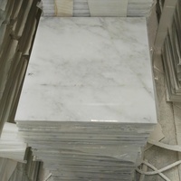 Carreaux de sol en marbre blanc naturel de haute qualité CenturyMosaic, Chine, 12*12 pouces