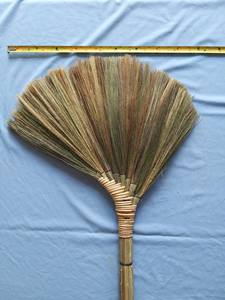 Balai en paille souple, balai en herbe avec manche en plastique - Product Image 5