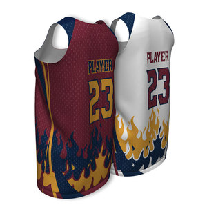 Uniformes de baloncesto reversibles personalizados OEM para tu propio equipo/conjuntos de chándales deportivos transpirables para clubes deportivos - Product Image 2