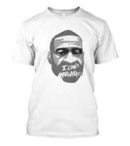 T-shirt en coton imprimé George Floyd, respirant, unisexe, grande taille adulte, antibactérien, séchage rapide - Product Image 3