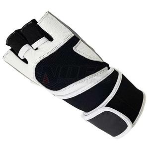 High Quality Leather <b>Fitness</b> <b>Gloves</b> with Wrist Strap Wholesale Price for Outdoor Sports and Gym Bodybuilding Workout Training - Product Image 4
