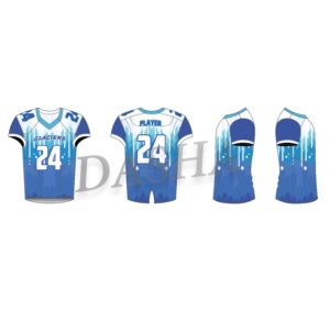 Uniforme de football américain classique imprimé personnalisé pour hommes, ensemble de vêtements de sport respirant antibactérien de haute qualité pour adultes - Product Image 5